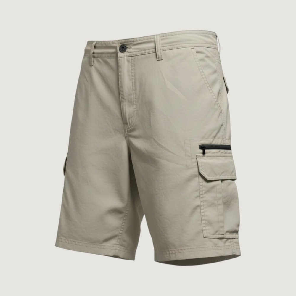 Burnside Cargo Shorts Mens 38 Khaki 10" Utility Outdoor